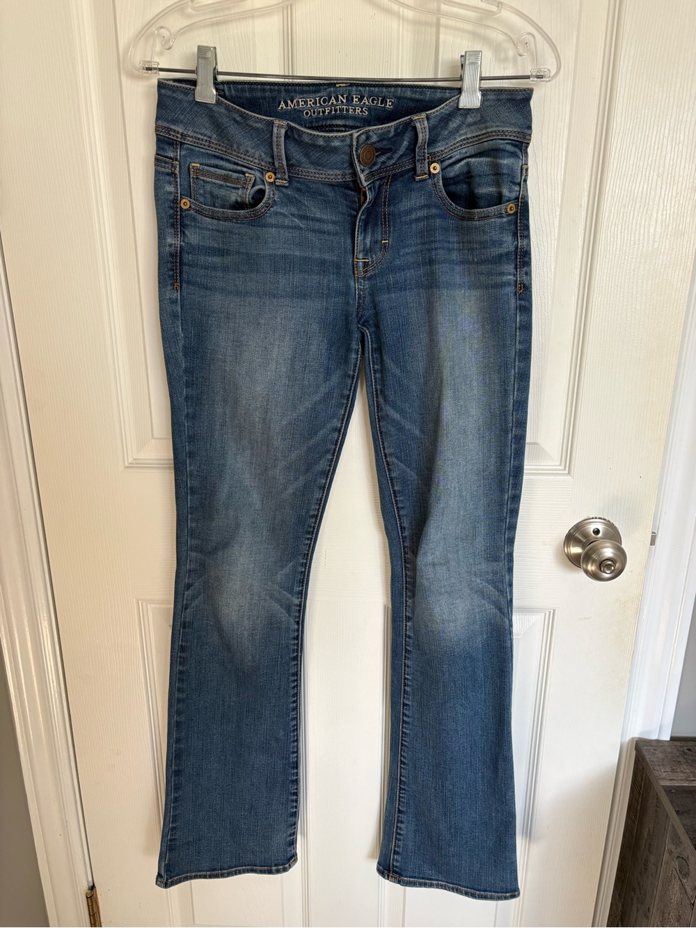 American Eagle Outfitters Blue Bootcut Stretch Jeans
